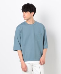 COMME CA ISM MENS/七分袖 フェイクレイヤード クルーネックＴシャツ/507834879