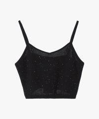 To b. by agnes b./WX19 CAMISOLE スパングルニットキャミ/507835688