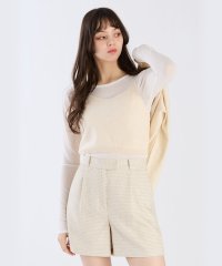 To b. by agnes b./WX19 CAMISOLE スパングルニットキャミ/507835689