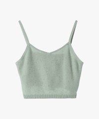 To b. by agnes b./WX19 CAMISOLE スパングルニットキャミ/507835691