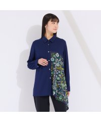 Liliane Burty/フラワープリント配色使いブラウス/507840164