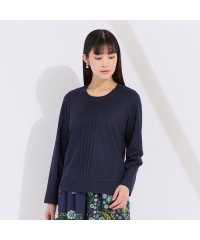 Liliane Burty/【アンサンブル対応】三色混ジャカード　プルオーバータックTシャツ/507840169