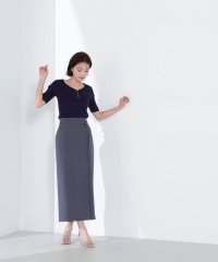 NATURAL BEAUTY BASIC/ベルテッドラップナロースカート/507863834