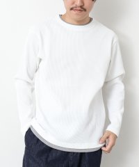NOLLEY’S goodman/《吸水速乾》ワッフルダブルカラーLS TEE 25SS/507867945