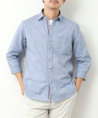 NOLLEY’S goodman/綿麻パラシュートボタン 7分袖シャツ 25SS/507867948