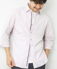 NOLLEY’S goodman/綿麻パラシュートボタン 7分袖シャツ 25SS/507867948