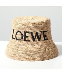 LOEWE/ロエベ LOEWE LOEWE バケットハット ラフィア K820HB1XA4 ロゴ刺繍/507872557