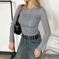 non-hedge/ノンヘッジ non－hedge シアー切替ニットトップス/507873381
