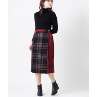 ONEIL of DUBLIN/オニールオブダブリン O'NEIL of DUBLIN 【別注】ミモレ丈 パッチワーク キルトスカート レギュラー 73cm/507873490