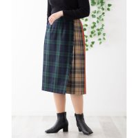 ONEIL of DUBLIN/オニールオブダブリン O'NEIL of DUBLIN 【別注】ミモレ丈 パッチワーク キルトスカート レギュラー 73cm/507873490