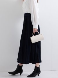 QUEENS COURT/クイーンズコート QUEENS COURT ナイルサテンプリーツスカート≪手洗い可能≫/507873715