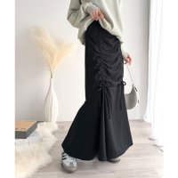 Classical Elf/クラシカルエルフ Classical Elf 大人可愛い！愛され美ライン。シャーリングリボン使いマーメイドスカート（ロング丈）/507873873