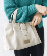 SHIPS WOMEN/【WEB限定】プレート タック トートバッグ/507874406
