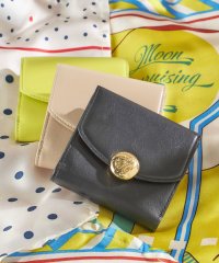 SHIPS WOMEN/イタリアンレザー ゴールドパーツ 二つ折り 財布/507874409