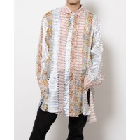 BOTTER/ボッター BOTTER カットアウト パッチワーク シャツ/507874454