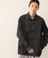 JUNRed/スプレーアートジップポケットシャツ/507874633