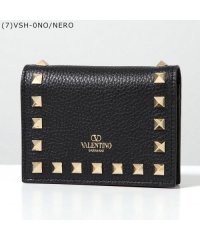 VALENTINO/ヴァレンティノ VALENTINO VALENTINO 二つ折り財布 P0P39BOL ロックスタッズ装飾/507874839