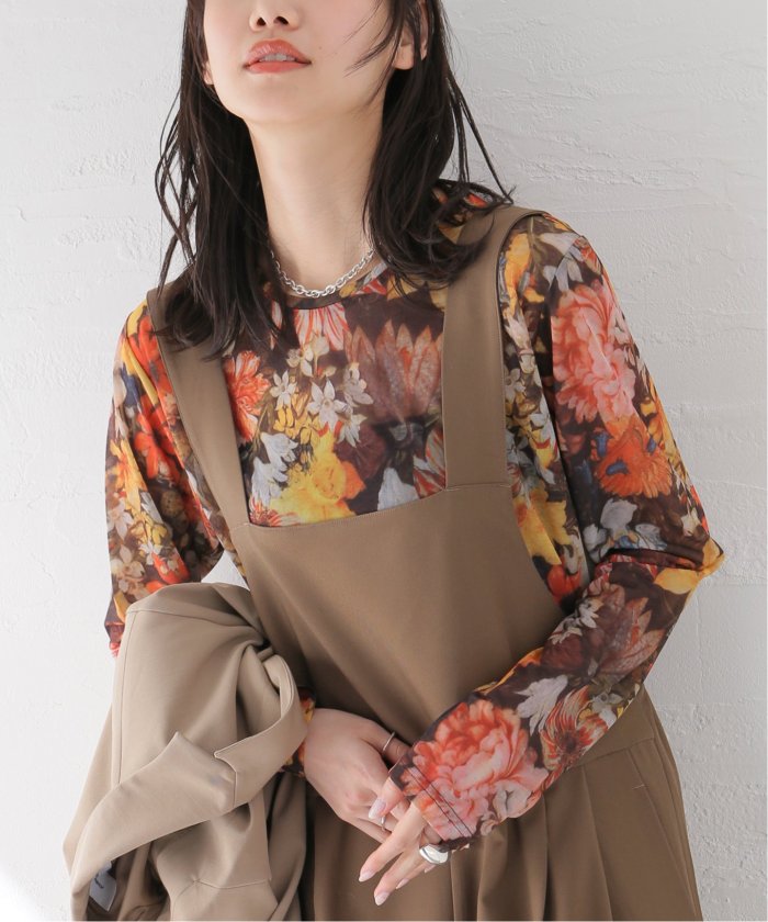 フラワーシアーロングスリーブTシャツ(507875012) | ジャーナル