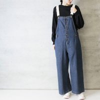 JUNGLE JALOPY/ジャングルジャロピー JUNGLE JALOPY 配色ショルダーデニムサロペットパンツ/507875020