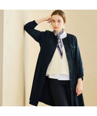 Liliane Burty ECLAT/【S・Mサイズ】タフタ　ノーカラーコート/507875230