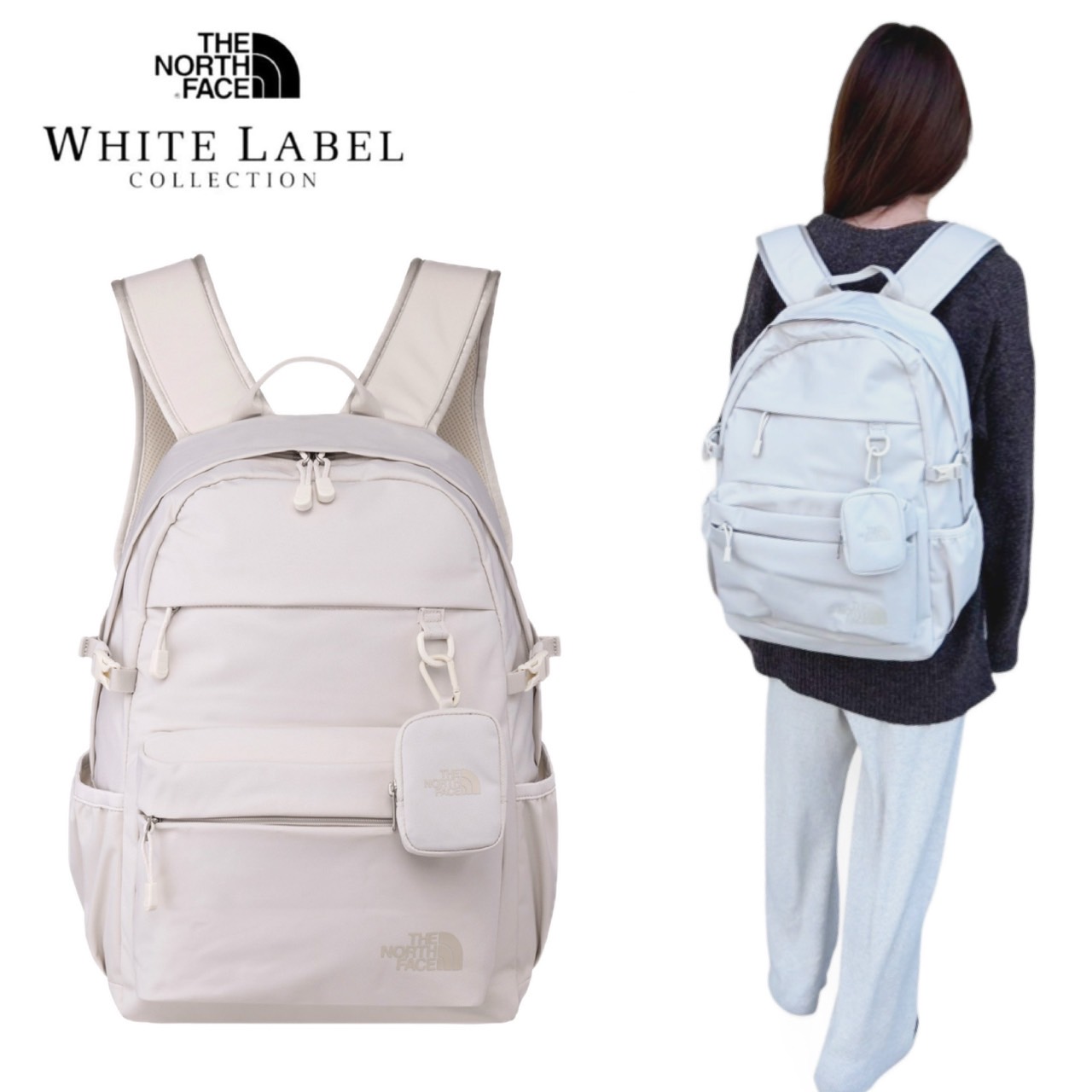 ザ ノースフェイス カバン リュック バックパック NM2DQ50 グリーン 軽量 26L ミニポーチ付き THE NORTH FACE WHITE LABEL RIMO LIGHT 新品 THE NORTH FACE ザ ノースフェイス カバン バッグ リュック
