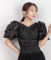 RANDA/ランダ RANDA 【Flower Collection】3Dフラワーシャーリングトップス/507875267