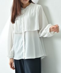 INTERPLANET/インタープラネット INTERPLANET デシンケープ風デザインブラウス/507875288