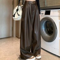 maison de LATIR/メゾンドラティール maison de LATIR 高級感のあるフェイクレザーパンツ/507875495
