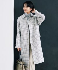 JIYU-KU(LARGE SIZE)/【カタログ掲載・洗える】オルタネートチェック コート/507875647