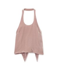 BACCA/レーヨンシルクベルベット ホルターネックブラウス/507875739