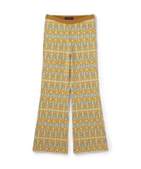 CABaN /コットンカシミヤストレッチ ジャカードプリントニットパンツ/507875742