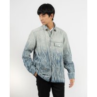 BOTTER/ボッター BOTTER ウェーブ柄 デニム シャツ/507876000
