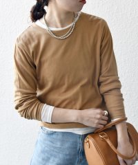 SHIPS any WOMEN/SHIPS any:〈洗濯機可能〉シアー リブ ロング スリーブ クルーネック TEE/507876081