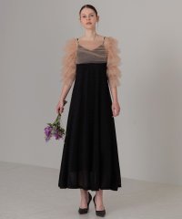 Leja/レジャ Leja ティアードフリルチュールボレロワンピースドレス美脚効果結婚式 パーティードレス 成人式 20代 30代 40代/507876115