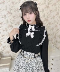 ROJITA/ロジータ ROJITA ダブルブローチ袖フリルブラウス/507876147