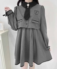 ROJITA/ロジータ ROJITA ネクタイ付きポケット刺繍ワンピース/507876153