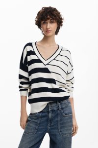 Desigual/デシグアル Desigual ストライプセーター/507876230