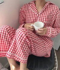 REBALANCE/リバランス REBALANCE チェック柄パジャマ 部屋着 ルームウェア/507876250