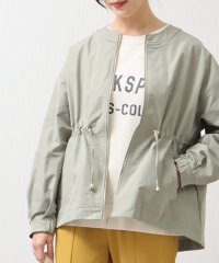 libelle more/リベル モア libelle more ウエストドロストギャザーノーカラーブルゾン/507876253