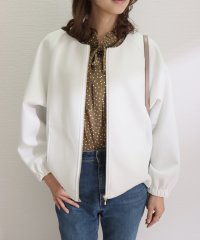 libelle more/リベル モア libelle more ダンボールポンチ ノーカラーギャザーブルゾン/507876254