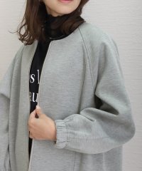 libelle more/リベル モア libelle more ダンボールポンチ ノーカラーギャザーブルゾン/507876254