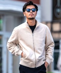 CavariA/キャバリア CavariA CavariA カットスウェードスタンド長袖ブルゾン/507876312