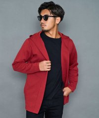 CavariA/キャバリア CavariA CavariA キルティング千鳥フード付きカーディガン/507876338