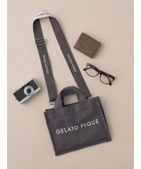 gelato pique/キャンバスロゴショルダーバッグ/507876557