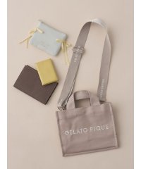 gelato pique/キャンバスロゴショルダーバッグ/507876557
