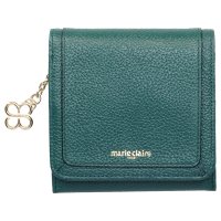 Marie claire/マリ クレール marie claire マリクレール marie claire 財布 二つ折り ミニ レディース 本革 小銭入れ付き カルーゼル ブラック ブ/507876564