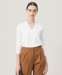 ICB（LARGE SIZE）/【洗える】 シンセティックフルニードル Vネックプルオーバー/507877399