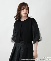 Leilian/切替ノーカラーカーディガン【NEW FORMAL】/507812488