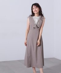 N Natural Beauty Basic/Vネックフレアジャンパースカート/507858603