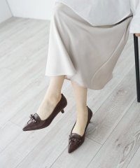 SESTO/セスト SESTO リボン付きキトゥンヒールクラシカルパンプス/507877599